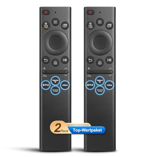 Universal para Mando-Samsung-Smart-TV,Mando a Distancia para Samsung Televisión Original Solar,Paquete de 2