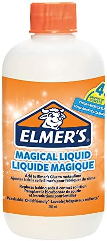 Elmer's Glue Slime Magical Liquid Slime Activator Solution, Ideal for Making Slime, Makes Four Batches of Slime, 259 ml