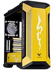 ASUS TUF Gaming GT501 ZENITSU Mid-Tower Computer Case for up to EATX Motherboards with USB 3.0 Front Panel Cases GT501/GRY/WITH Handle Demon Slayer Edition