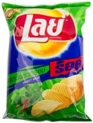 Lays Crispy Potato Sweet Basil 77 g