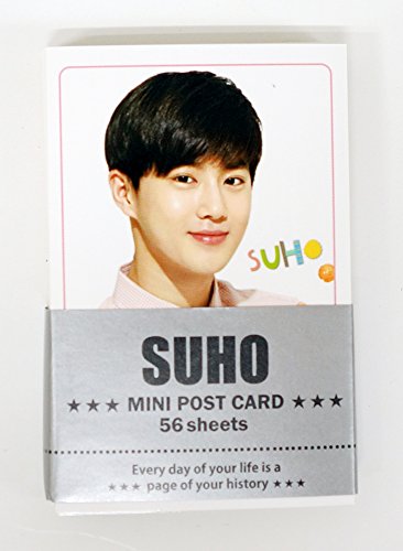 Suho exo exo-k exo-m - mini postcard photocard set 56pc…