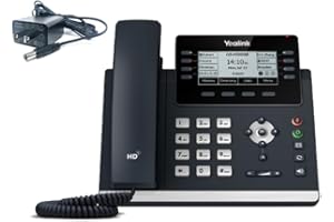 IP PHONE MARKET Yealink T43U IP Phone - Power Adapters Included - 1 Year Manufacturer Warranty - Unlocked can be Used with Any VoIP Provider