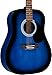 Rogue RA-100D Dreadnought Acoustic Guitar Blue Burst