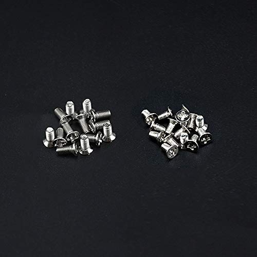 XLX 335PCS 12 Kinds M2 M2.5 M3 Laptop Notebook Machine Screw Set Stainless Flat Cross Recessed Pan Head Screw Assortment Kit with A Screwdriver Computer Accessory Screw Replacement Repair Kit