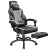 BOSSIN Gaming Chair, Ergonomic Heavy Duty Design, Gamer Chair with Footrest and Lumbar Support, Large Size Cushion High Back Office Chair, Big and Tall Gaming Computer Chair for Kids