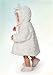 Bunnies by the Bay The Original Cuddle Coat, White, 6-12 Months