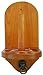 Iszy Billiards Wall Mount Pool Table Cone Chalk Holder, Oak Finish