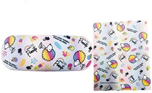 Amazon Co Jp スヌーピー メガネケースとクロスのセット レインボーアフロのスヌーピー チラシ ハワイアン ホビー
