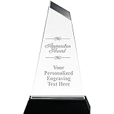 Personalized Corporate Award, 8" H Engraved Emperor Acrylic Trophy