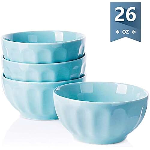 deep cereal bowls set