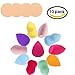 10 Pcs Makeup Sponge Set Beauty Sponge Blender Makeup Puff Flawless Foundation Blending Sponge for Applying Liquid Foundation, Cream,Powder, Random Colored Gourd Shaped