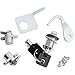 Chern Yueh Saddlebag and Tour-Pak Lock Keys Kit for 94-13 Harley-Davidson Touring FLH/T 90686-92 53710-93 53848-00 (Chrome)