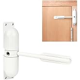 GOOKYO Door Closer Automatic Safety Spring Door Closer &ndash; Easy to Install to Convert Hinged Doors to Self-Closing&ndash; White