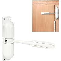 Fortstrong FS-6300 Lightweight Commercial Door Closer – Size 4, Adjustable Hydraulic, Fits Wood Or Metal Doors Up To 187 Lbs (Silver)