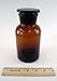 Reagent Bottle, Amber Glass, Wide Mouth, 500ml / 17 Oz