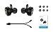 Jarv NMotion MINI True Wireless Earbuds Bluetooth Stereo Headphones, Sport Earphones, True Wireless Sweatproof Headphones w/ Built-in Mic, Secure Fit for Apple iPhone, iPad & Android Phones - Black