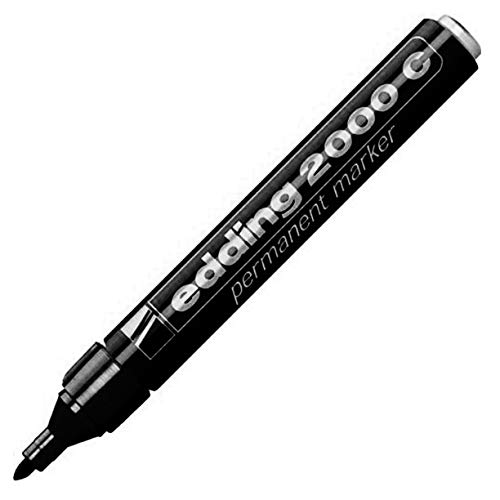Marcatore permanente 2000-2200C Edding - nero tonda 1,5-3 mm - (conf. singola)