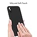 TORRAS Love Series iPhone Xs Case/iPhone X Case, Liquid Silicone Gel Rubber Shockproof Case Soft Microfiber Cloth Lining Cushion Compatible with iPhone X/XS 5.8 inch (2018), Black