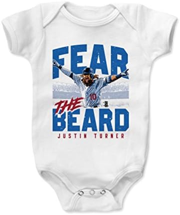 500 LEVEL Justin Turner Baby Clothes & Onesie (3-6, 6-12, 12-18, 18-24 Months) - Los Angeles Baseball Baby Clothes - Justin Turner Fear The Beard