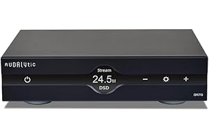Gustard Audalytic DR70 R2R Network Streaming Desktop DAC with Remote Control (Black)