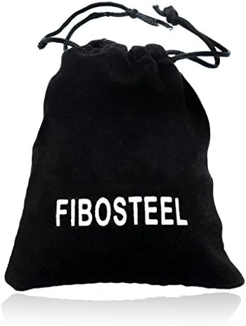 FIBO STEEL Black Feather Biker Ring, Classic Design, Sizes 7-13