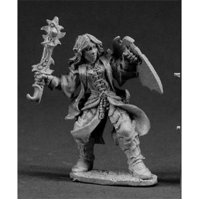 Larodin, Female Dark Elf Cleric by Reaper Minatures