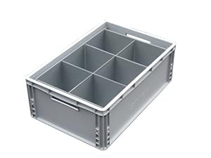 Euro Crate Dividers | Eurobox Dividers | Glassjacks | 6 Cells | Glass ...