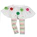 Efaster® Baby Girls Christmas Infant Toddler Santa Elk Cake Dress 2 Pieces