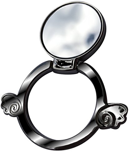 Mirrored Ring Cell Phone Holder (Silver)