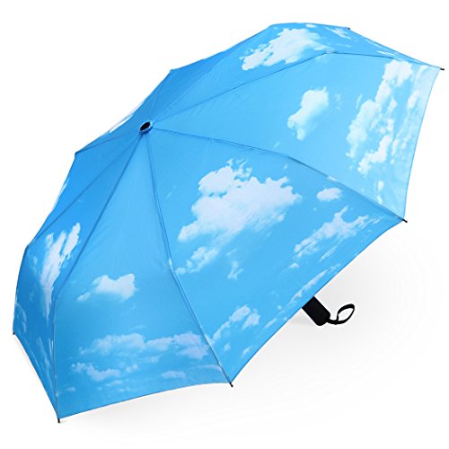 Plemo folding umbrellas with anti-slip rubberized grip, automatic…