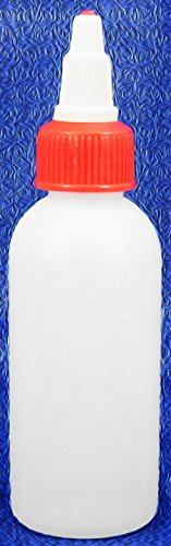 10-2oz Refillable Artist's Bottle with Twist Open/Close Nozzle. Bullet Bottle - Thumbnail 2