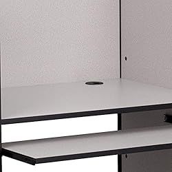 EMMA + OLIVER Starter Study Carrel in Nebula Grey
