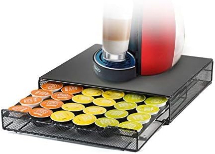 Coffee Capsule Holder for Nescafe Dolce Gusto, HiveNets Metal Platform Metal Kitchen Storage Capacity for 36PCS
