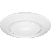 Progress Lighting 7-1/4" Surface Mount LED, Intrinsic Collection, Indoor & Outdoor, P810013-028-30, Satin White