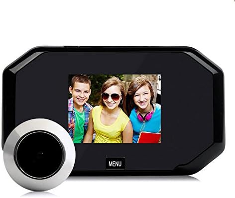 Camonity 3" LCD Screen Digital Peephole Viewer Doorbell Monitor with Camera 160 Degree Home Security Video Cam Safety Photo Taking