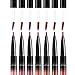 7 Colors Matte Liquid Lipstick Lip Liner Pencil Set Double End Matte Liquid Lipgloss and Lipliner Set Waterproof Lip Gloss Non-Stick Cup Long Lasting Cosmetics Lip Stick Professional Lip Makeup Kit