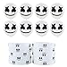 49Pack Marshmellow DJ Birthday Party Supplies,24pcs White Balloons 25pcs Glow In The Dark Bracelet Ideal for Kids Gamer Fans Gaming Theme Party Decorations Favors