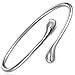 IEnkidu 925 Sterling Silver Necklace Earring Ring Bangle Set for 4 Pcs