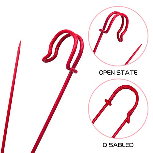 S-Mechanic Steel Safety Pins 4 Inches Heavy Duty Steel Pins for Blankets, Skirts, Kilts, DIY Crafts (7 Colors, 14 Pieces)