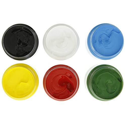 U.S. Art Supply 24 Color Acrylic Paint Set, 3.3 Fl Oz (Pack of 24), Professional Artist Bright and Vivid Opaque Colors