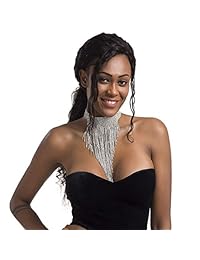 Holylove Collar de borla de 3 colores para mujer, novedosa bisutería de moda, un juego con caja para regalo