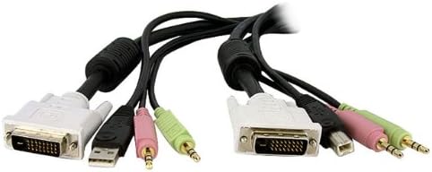 10' 4-in-1 KVM Switch Cable