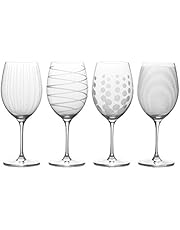 Mikasa Cheers White Wine Glasses, Clear, Set of 4 - SW910-403