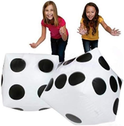 Plastic Inflatable Dice Balloon Pool Party Toys Room Decration