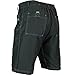 The Pub Crawler - Men's Loose-Fit Baggy Bike Shorts for Commuter or MTB Cycling (Black, Large)