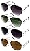 Edge I-Wear Extra Large Pilot Aviator Sunglasses Spring Hinge BG20840S-AP-4(G.kgm)