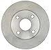 ACDelco Silver 18A1097A (19285739) Non-Coated Front Disc Brake Rotor