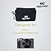 Mega Gear Canon PowerShot SX620 HS Ultra Light Neoprene Camera Case, with Carabiner - Black - MG814