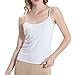 HBY Womens Camisole Built In Shelf Padded Bra Cami Bra Adjustable Straps Tank Top Solid Color