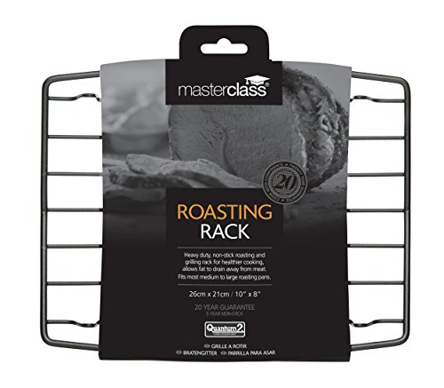 Masterclass Non-stick Coated Heavy Duty Roasting Rack 26x20cm, Sleeved